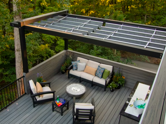 Trex Decking - Outdoor Living Set Up